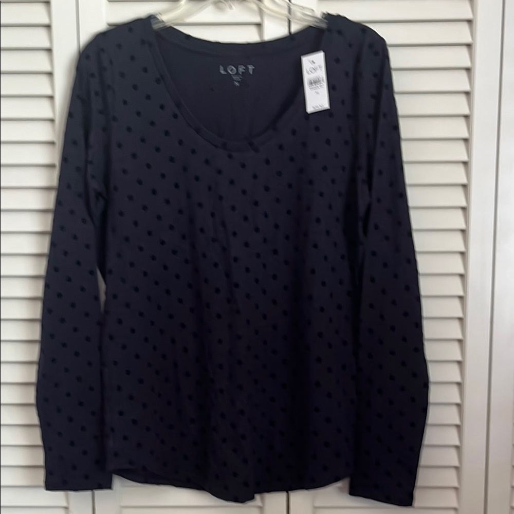 Velvet Polka Dot Tee